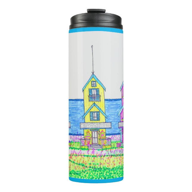 Termo Beach Cottage Trio 2 Tumbler térmico (Anverso)