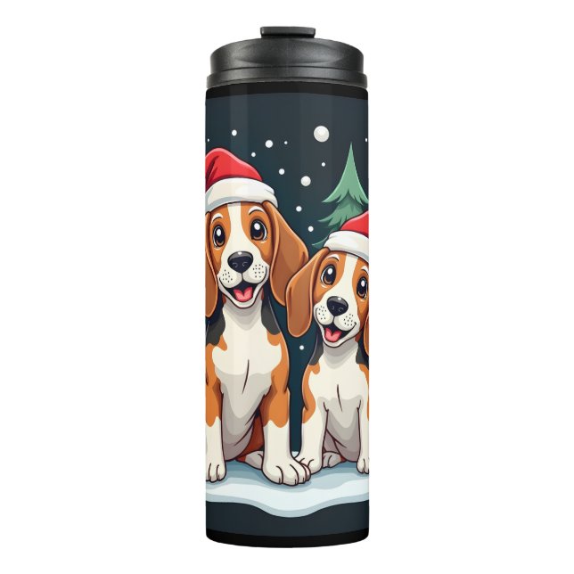 Termo Beagle Christmas Dog Owner Xmas Holiday Pajama Lon (Anverso)