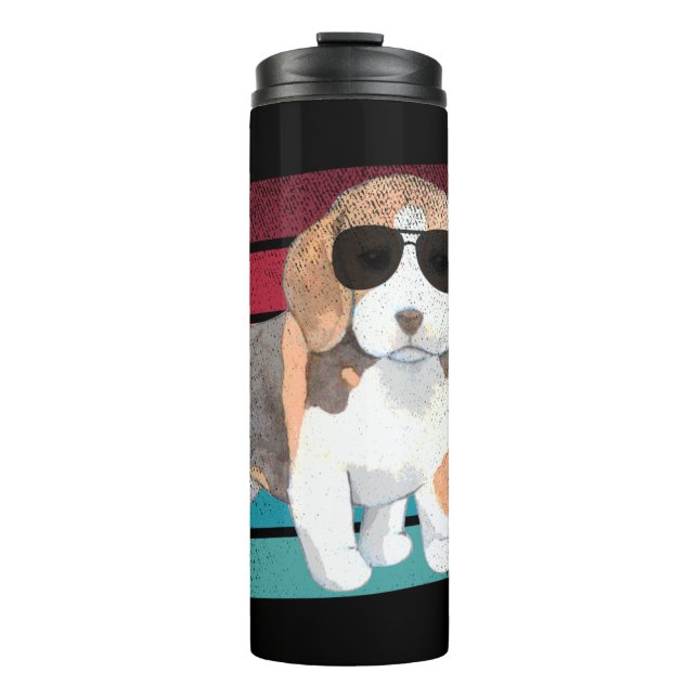 Termo Beagle Dog Funny Mom Dad Clothing Gift (Anverso)