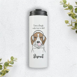 Termo Beagle escalofriante con perro gracioso de Bubbleg
