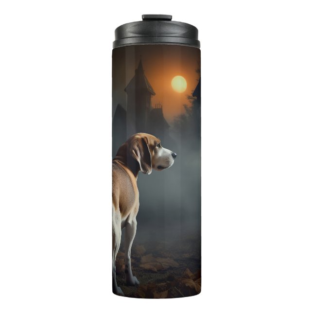 Termo Beagle Halloween Espantoso (Anverso)