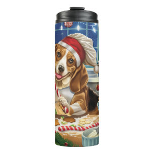 Termo Beagle Holiday Baking: Navidades festivos