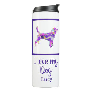Termo Beagle Hound Dog Cute Silhouette PPY&B