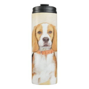 Termo Beagle Hound Dog Pintura original de animales