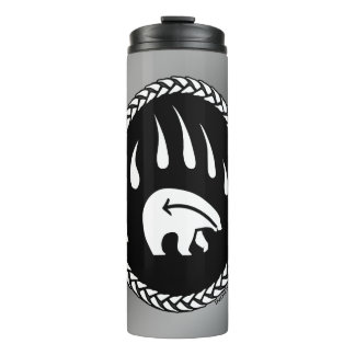 Termo Bear tribal arte Tumbler Mugs Oso Polar Drinkware