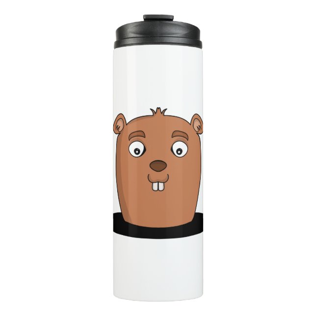 Termo Beaver coming out of a hole (Anverso)