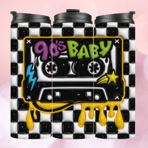 Termo Bebé Cassette de 90 con Tumbler inflado 3D