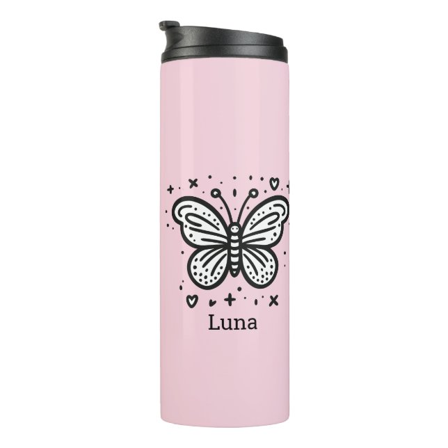 Termo Bebé de búfalo fluffy - Animal de la granja Kawaii (Rotado hacia la derecha)