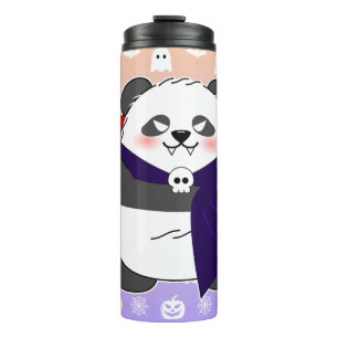 Termo Bebé lindo de Halloween Vampiro Panda Dracula