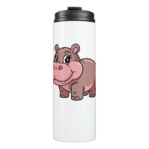 Termo Bebé lindo Hippo Moo Deng Camiseta De Larga Manga