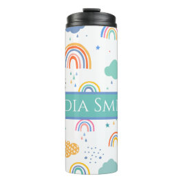 Termo Beber de arco iris personalizado