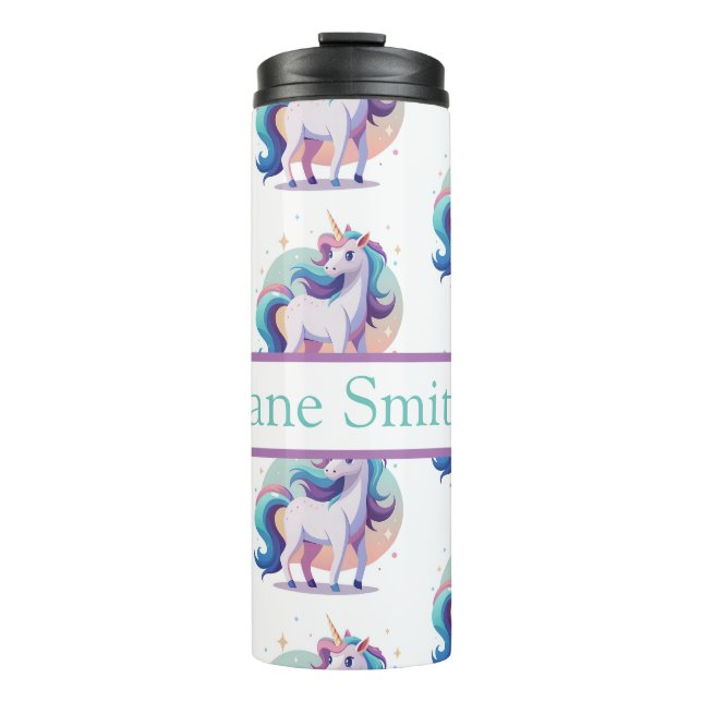 Termo Beber de unicornio personalizado (Anverso)