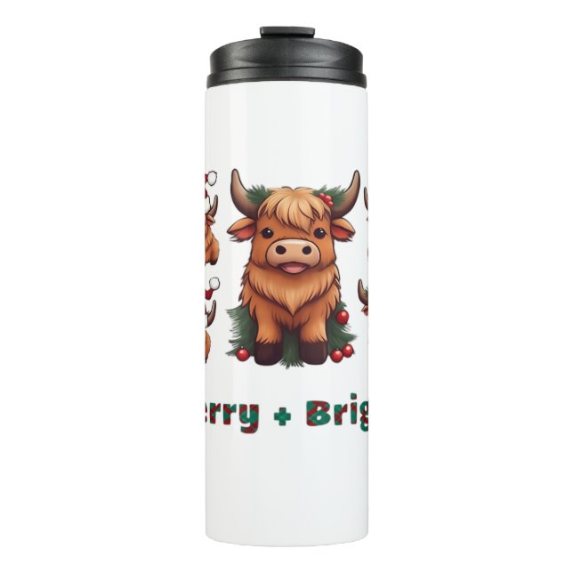 Termo Bebida Fluffy Bebé Highland Café Bebida de vaca so (Anverso)