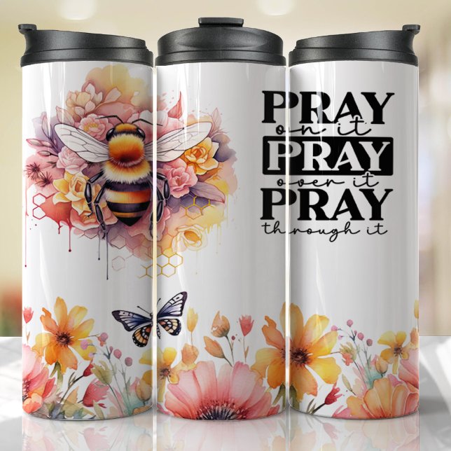 Termo Bee God Jesus Religious Faith Bible Prayer (Religious Faith Tumbler)