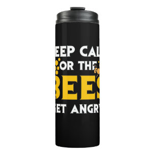 Termo Beekeeper Gift Mantener La Calma O Enfadar A Las