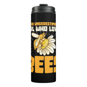 Termo Beekeeper Gift   Un Chica que ama a las abejas