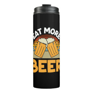 Termo Beer Drinker come más cerveza Graciosa Beber Cumpl