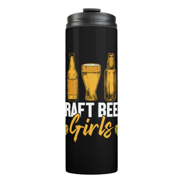 Termo Beer Drinker Craft Beer Girls Birthday (Anverso)