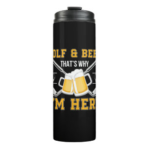 Termo Beer Drinker Golf And Beer Cumpleaños