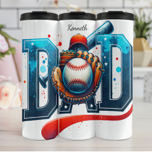Termo Béisbol de papá: Ventilador deportivo definitivo