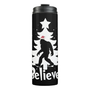 Termo Believe Yeti Bigfoot Sasquatch Navidades Santa