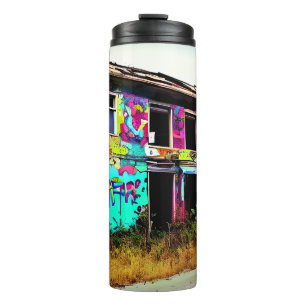 Termo Belleza en la destrucción   Casa abandonada