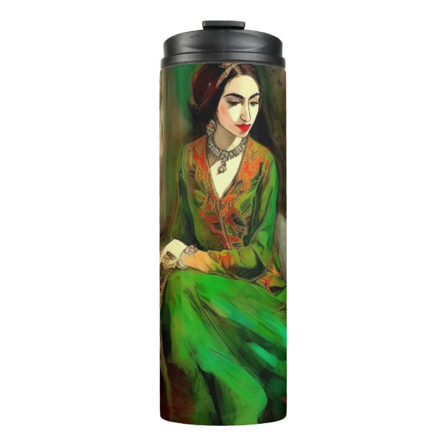 Termo Belleza en verde (Anverso)