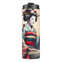 BELLEZA JAPONESA GEISHA MUJER CHERRY BLOSSOMS