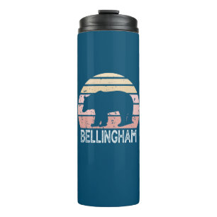 Termo Bellingham Washington Retro Bear