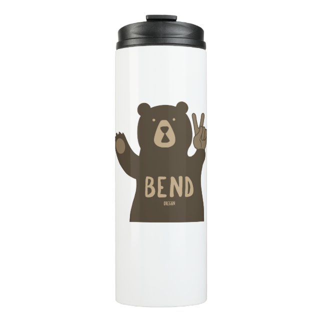 Termo Bend Oregon Peace Bear (Anverso)