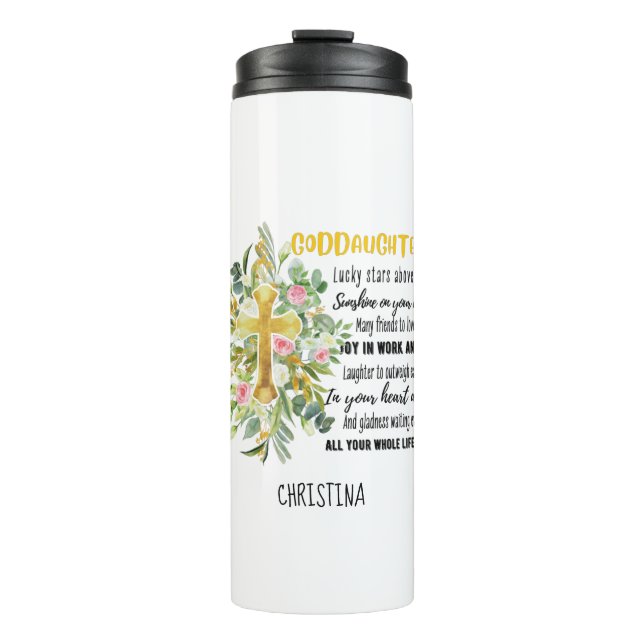 Termo Bendición irlandesa para GODDAUGHTER - Regalo pers (Anverso)