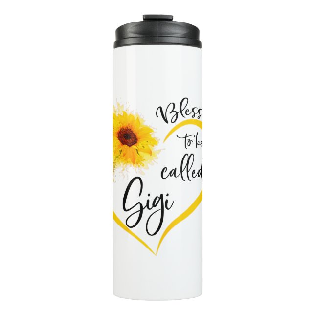 Termo Bendito ser llamado Gigi Regalos de Girasol (Anverso)