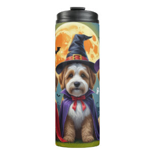 Termo Bernedoodle Dogs Pumpkin Halloween Funny