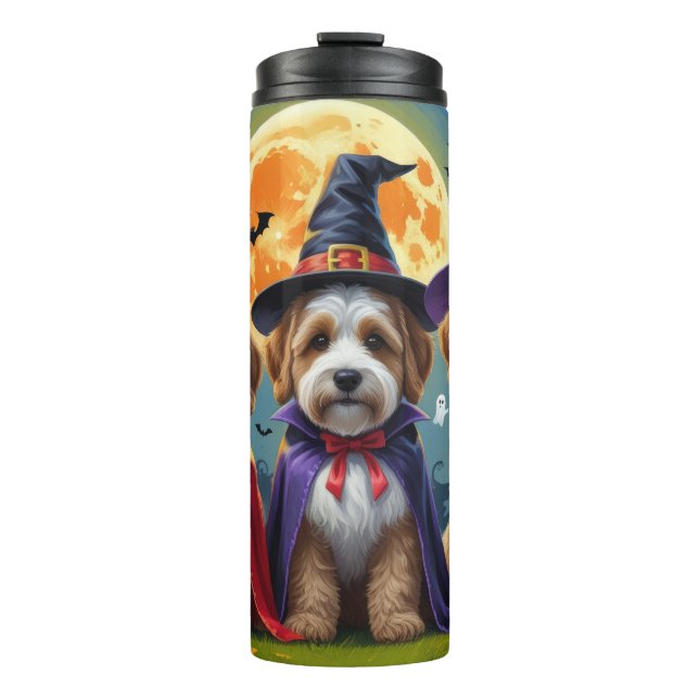 Termo Bernedoodle Dogs Pumpkin Halloween Funny (Anverso)