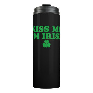 Termo Bésame, soy el Shamrock irlandés, el día de los pa