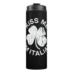 Termo Bésame soy la camiseta italiana Saint Patrick Day 