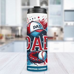 Termo Best Dad Baseball - Sports Design for Dad