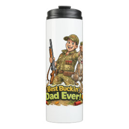 Termo Best hunting dad ever funny hunter gift idea