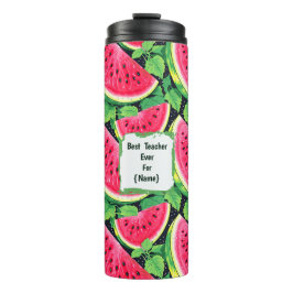 Termo Best Teacher Ever – Watermelon Thermal Tumbler