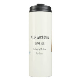 Termo Best Teacher Ever Winter Penguin Design