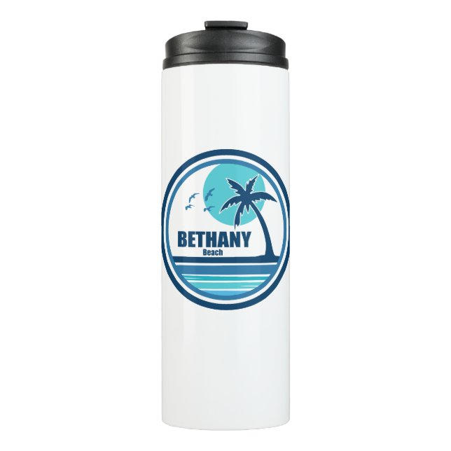 Termo Bethany Beach Delaware Palm Tree Birds (Anverso)