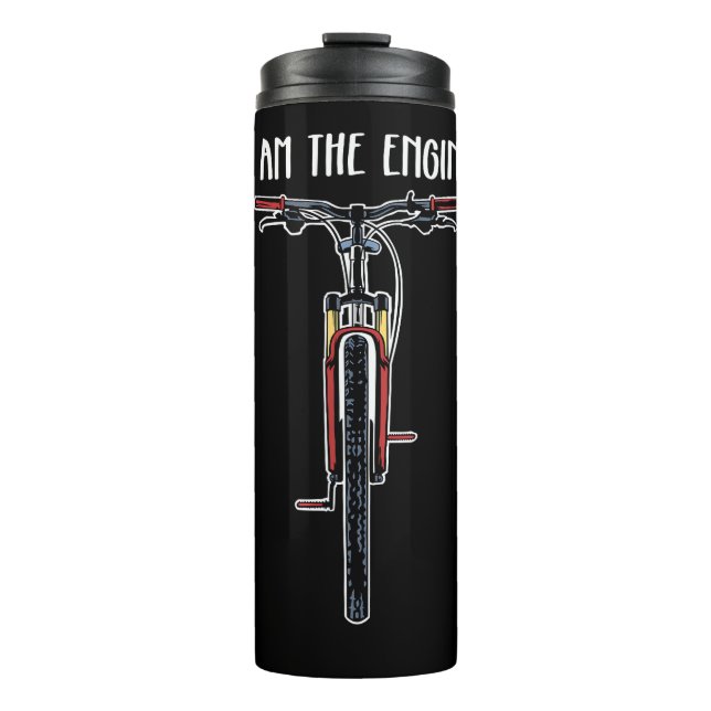 Termo Bicicleta Divertida Yo Soy El Motor (Anverso)