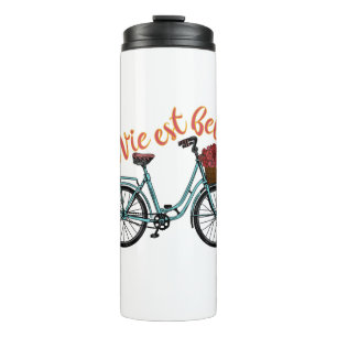 Termo Bicicleta francesa La Vie Est Belle