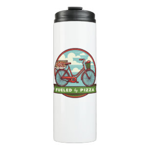 Termo Bicicleta impulsada por pizza