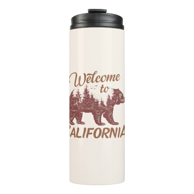 Termo Bienvenidos a California Bear (Anverso)