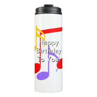 Termo Birthday Music Notes  