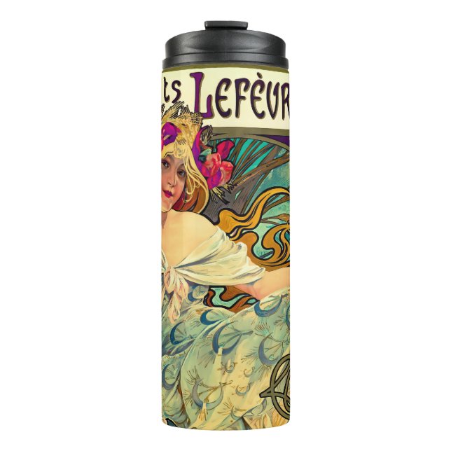 Termo Biscuits Lefevre-Utile de Alphonse Mucha (1896) (Anverso)