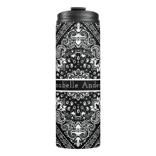 Termo Black Bandana Personaliza el Tumbler Termal (Anverso)