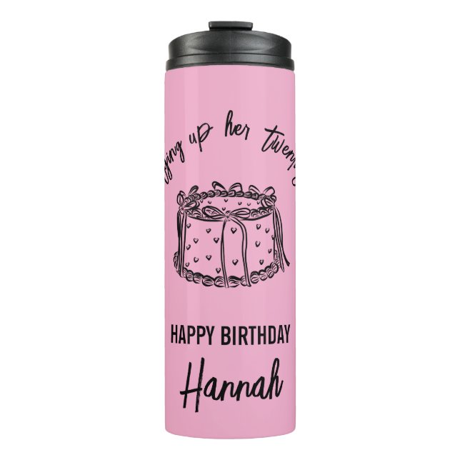 Termo Black Bow amarra sus 20 años 30 (Anverso)