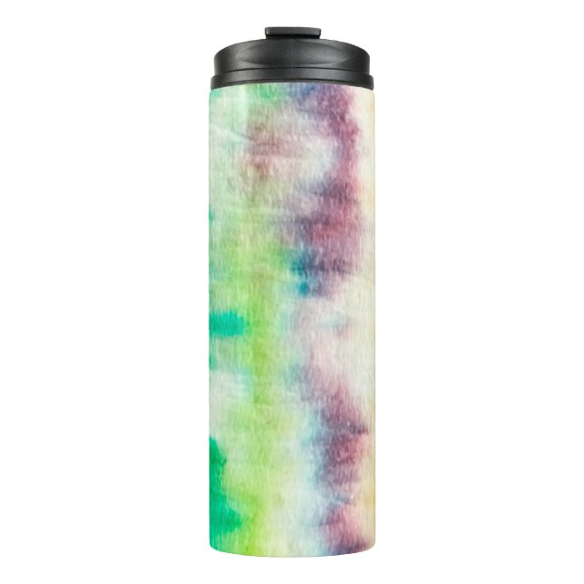 Termo Black Dirty Art Paint. Shibori Pattern. Pink Brush (Anverso)